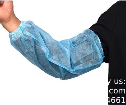 Couvertures à manches jetables en tissu non tissé Manches de bras Manches de protection de 15 pouces pour les bras avec fermeture élastique