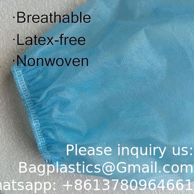 Couvertures à manches jetables en tissu non tissé Manches de bras Manches de protection de 15 pouces pour les bras avec fermeture élastique