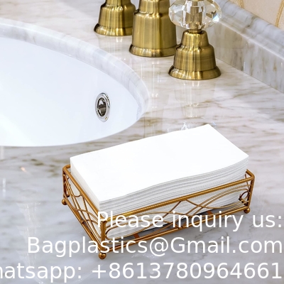 Des serviettes à main jetables pour la salle de bain, du papier doux et absorbant, des serviettes pour invités, des serviettes à main décoratives jetables pour la salle de bain