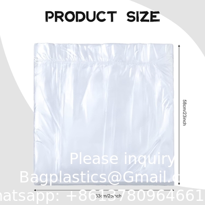 Sacs de bain portable à usage unique Sacs de spa de pédicure en plastique Sacs de bain à usage unique