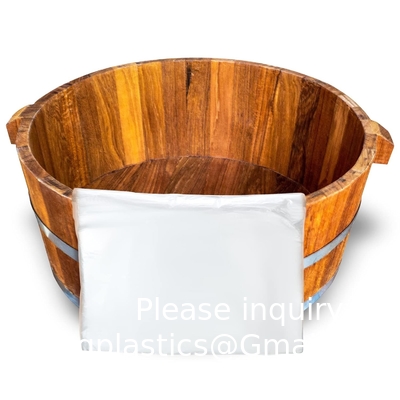Sacs de bain portable à usage unique Sacs de spa de pédicure en plastique Sacs de bain à usage unique