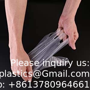 Vente en gros de gants à main jetables pour la préparation alimentaire TPE CPE HDPE Noir Gants en plastique jetables de résistance transparente