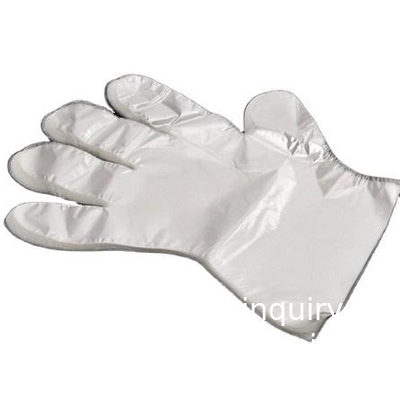 Vente en gros de gants à main jetables pour la préparation alimentaire TPE CPE HDPE Noir Gants en plastique jetables de résistance transparente