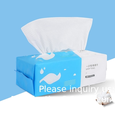Une serviette à usage unique, une serviette en papier sec en coton, une serviette pour le lavage du visage, un tissu en coton pour le visage, une serviette pour le démaquillage, un séchoir de voyage