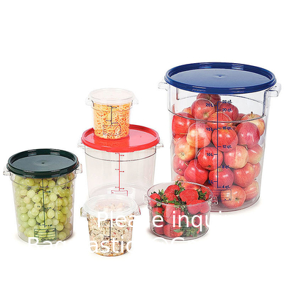 Contenant de stockage de nourriture en plastique recyclable durable Contenant de stockage de riz Organisateur de cuisine PC Contenant de stockage de nourriture
