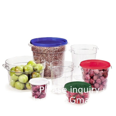 Contenant de stockage de nourriture en plastique recyclable durable Contenant de stockage de riz Organisateur de cuisine PC Contenant de stockage de nourriture