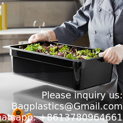 Taille personnalisée Équipement de restauration commerciale Hôtel Fournitures de restauration Plateau à râper PC plastique Contenant Gastronorm