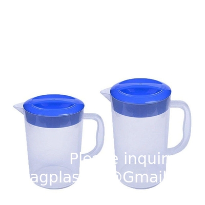 Pot en plastique avec couvercle BPA-FREE Carafes écologiques mélanger les boissons Flasque d'eau jus de citronnée Flasque de boisson glace
