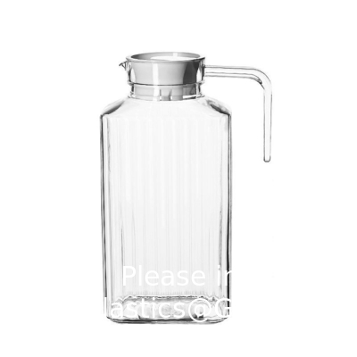 De haute qualité 1800 ml Carafe d'eau Juice de verre Pitcher Jug fournitures de restaurant, fournitures de cuisine, fournitures d'hôtel