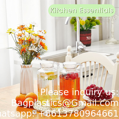 De haute qualité 1800 ml Carafe d'eau Juice de verre Pitcher Jug fournitures de restaurant, fournitures de cuisine, fournitures d'hôtel
