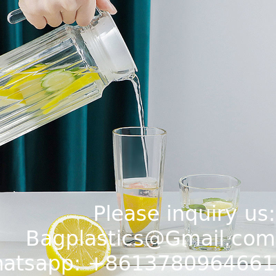 De haute qualité 1800 ml Carafe d'eau Juice de verre Pitcher Jug fournitures de restaurant, fournitures de cuisine, fournitures d'hôtel