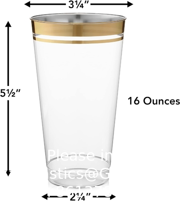 Prix de l'usine Coupe à goûter de haute qualité en vrac Jus de boissons Verres à boire Coupe en plastique réutilisable