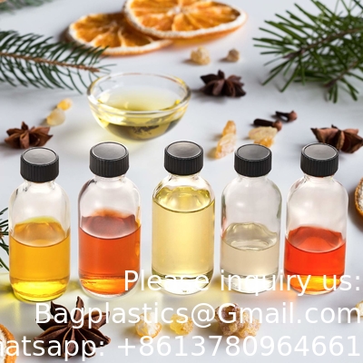 Petites bouteilles en verre transparent avec couvercle Boston Bouteilles d'échantillons pour potions, jus, bien-être, ginger shots, whisky, liquides