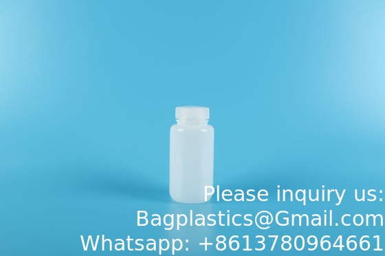 HDPE bouteilles en plastique à large bouche Bouteille d'échantillon de laboratoire Bouteilles de réactif de laboratoire Bouteilles d'étanchéité d'échantillon