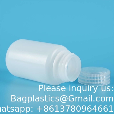 HDPE bouteilles en plastique à large bouche Bouteille d'échantillon de laboratoire Bouteilles de réactif de laboratoire Bouteilles d'étanchéité d'échantillon
