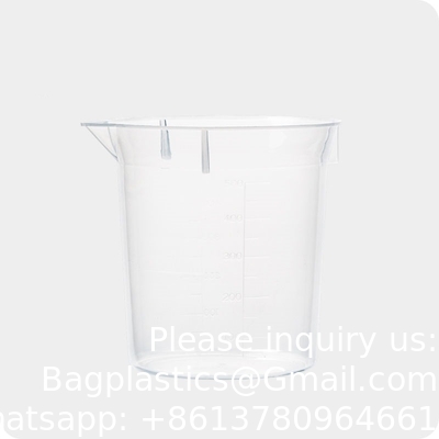 Laboratoire Grand fabricant d'entonnoirs en plastique Entraînements de laboratoire fournitures de soins de santé Entraînements de filtre à large bouche, clairs