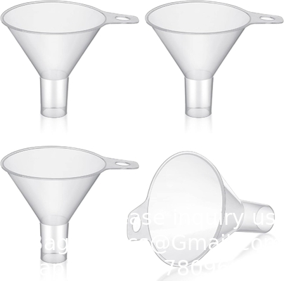 Laboratoire Grand fabricant d'entonnoirs en plastique Entraînements de laboratoire fournitures de soins de santé Entraînements de filtre à large bouche, clairs