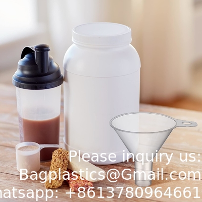 Laboratoire Grand fabricant d'entonnoirs en plastique Entraînements de laboratoire fournitures de soins de santé Entraînements de filtre à large bouche, clairs