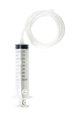 Seringues avec tubes Seringues en plastique avec tubes pour la distribution, l'injection, la filtration, les laboratoires scientifiques (tube de 1 mètre)