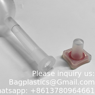 100 ml de flacons de mesure volumétriques en plastique pour laboratoire avec capuchon à capuche étanche à la chaleur pour laboratoire