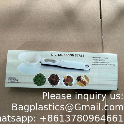 Balance 500g 300g 0,1g Électronique Gramme de pesage Électrique LCD Affichage numérique Mesure de poids numérique Cuillère Balance