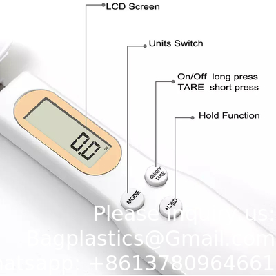 Balance 500g 300g 0,1g Électronique Gramme de pesage Électrique LCD Affichage numérique Mesure de poids numérique Cuillère Balance