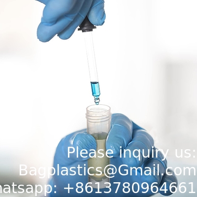 Ensemble de 100 tubes à essai en plastique avec couvercles, tubes à injection graduée de 5 ml avec capuchons à vis Petits flacons Contenant pour liquide