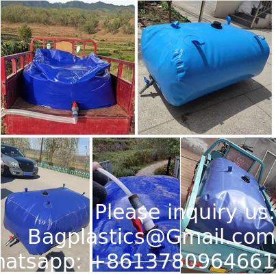 réservoir d'eau conteneur de stockage pliable sac de vésicule valve pour camping RV résistant à la sécheresse de lutte contre les incendies
