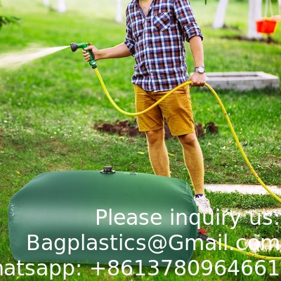 Bouches de stockage d'eau d'urgence - Sac d'eau douce de grande capacité, réservoir pliable pour résister à la sécheresse