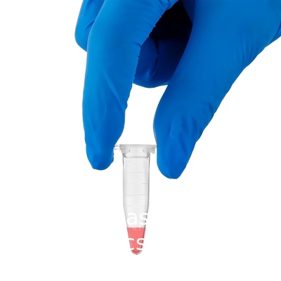 EO stériles tubes de microcentrifugeuse graduée en polypropylène de 1,5 ml avec capuchon rapide Tubes de laboratoire de microcentrifugeuse durables