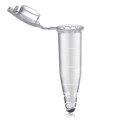 EO stériles tubes de microcentrifugeuse graduée en polypropylène de 1,5 ml avec capuchon rapide Tubes de laboratoire de microcentrifugeuse durables