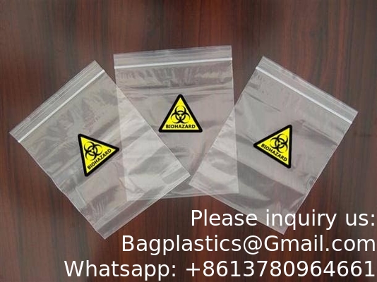 Étiquettes de sécurité de danger biologique 2 x 2 pouces carrés adhésifs autocollants de chapeau dur, étiquettes d'avertissement de danger biologique pour les laboratoires