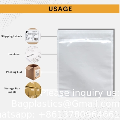 100 Pack 7&quot;x10&quot; Emballage étiquette Manches - Emballage enveloppe coulissante sacs avec peel auto-adhésif et scellé