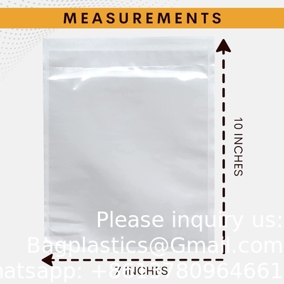 100 Pack 7&quot;x10&quot; Emballage étiquette Manches - Emballage enveloppe coulissante sacs avec peel auto-adhésif et scellé