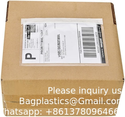 Produit 7.5&quot; x 5.5&quot; adhésif transparent Liste d'emballage / étiquette d'expédition Enveloppes (200 paquets)