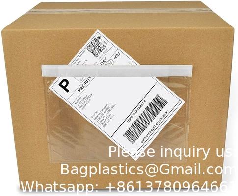 Produit 7.5&quot; x 5.5&quot; adhésif transparent Liste d'emballage / étiquette d'expédition Enveloppes (200 paquets)