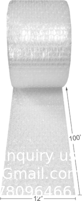 Ruloir à bulles largeur 24 x largeur 175 pieds petites bulles 3/16 perforées tous les 12 ans, enveloppe de rembourrage à bulles perforées claires