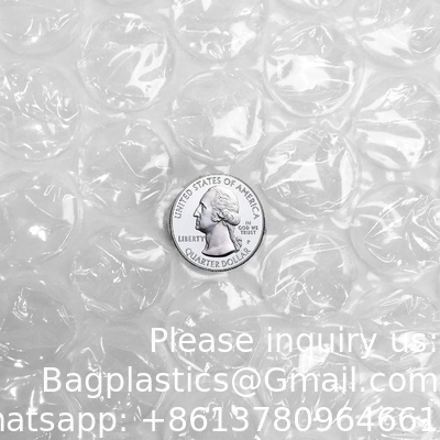 Ruloir à bulles largeur 24 x largeur 175 pieds petites bulles 3/16 perforées tous les 12 ans, enveloppe de rembourrage à bulles perforées claires
