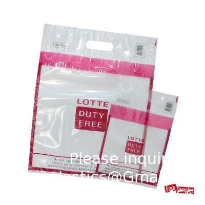 Logo personnalisé Taille ICAO Fabricant Sacs de preuve anti-altération Sécurité scellé Shopping Steb Duty Free