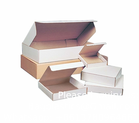 Boîtes aux lettres en carton ondulé kraft, 10&quot; x 4&quot; x 4&quot;, paquet de 50, à l'épreuve de l'écrasement, pour l'expédition, le courrier