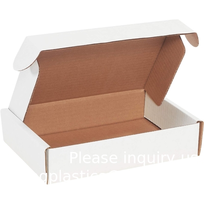 Boîtes aux lettres en carton ondulé kraft, 10&quot; x 4&quot; x 4&quot;, paquet de 50, à l'épreuve de l'écrasement, pour l'expédition, le courrier