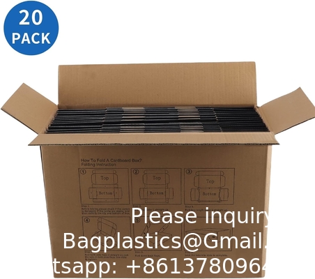 Boîtes d'expédition pour l'envoi d'emballages d'expédition, boîtes en carton ondulé pour l'emballage des petites entreprises