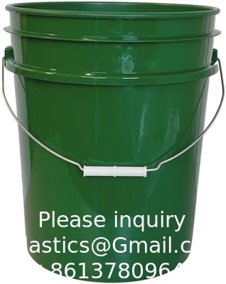 7 gallons de seau noir de qualité alimentaire + couvercles gamma, stockage dans un conteneur sans BPA, seaux HDPE durables