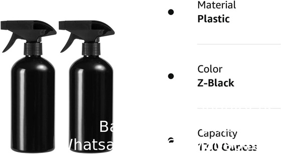 17 Oz Spray Bottle Trigger Bouteilles de pulvérisation vides Récipient rechargeable pour l'eau, les huiles essentielles, les cheveux, le nettoyage