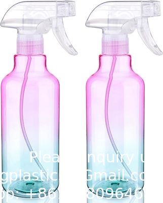 Bouteille de pulvérisation en plastique colorée pour les cheveux Bouteilles de voyage anti-fuite haut de gamme Protection UV sans BPA Multi-usage