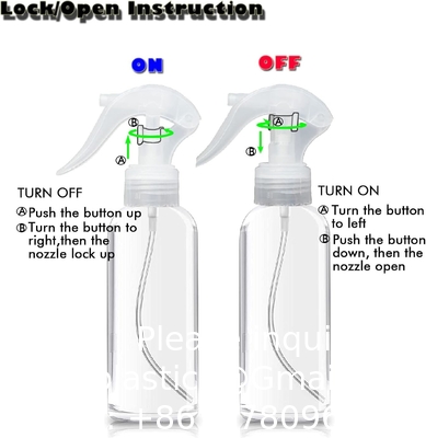 Bouteille de pulvérisation en plastique colorée pour les cheveux Bouteilles de voyage anti-fuite haut de gamme Protection UV sans BPA Multi-usage