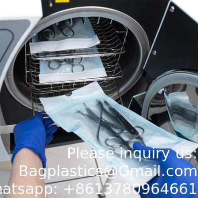 Médical chirurgicale auto-sérage stérilisation emballage sacoche de qualité médicale dentaire chaleur auto-sérage sacoche stérile