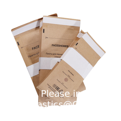 Outil de salon des ongles Stérilisateur à chaleur sèche Sacs 75*150mm Sacs de stérilisation jetables Stérilisateur autoclave Sacs en papier