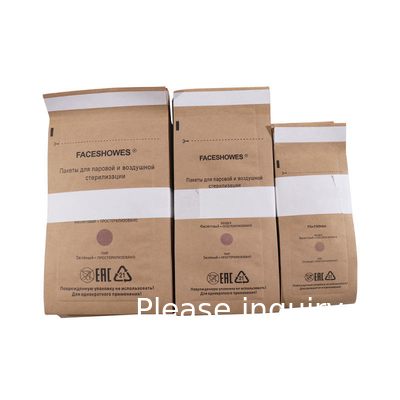 Outil de salon des ongles Stérilisateur à chaleur sèche Sacs 75*150mm Sacs de stérilisation jetables Stérilisateur autoclave Sacs en papier