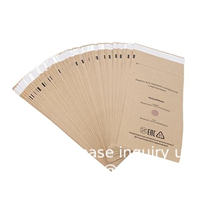 Outil de salon des ongles Stérilisateur à chaleur sèche Sacs 75*150mm Sacs de stérilisation jetables Stérilisateur autoclave Sacs en papier